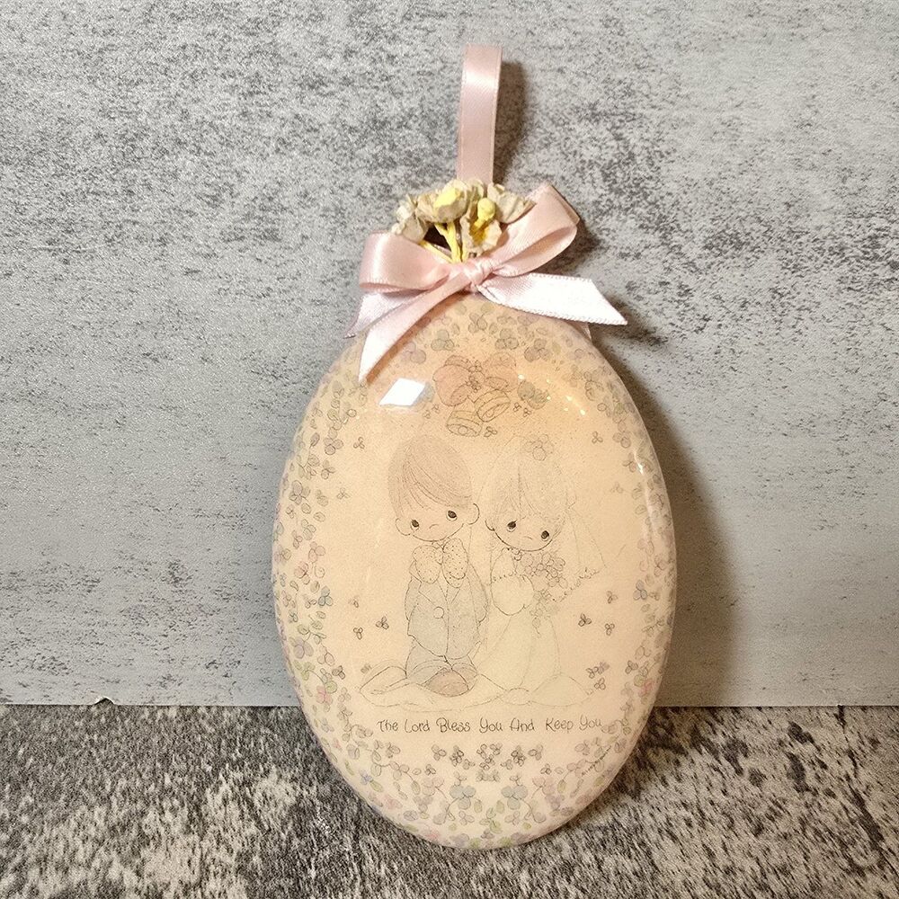 PRECIOUS MOMENTS ORNAMENT WEDDING MARRIAGE LORD BLESS YOU AND KEEP YOU ENESCO